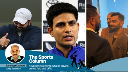 Three images during the England tour helped convince the mind that Rohit isn’t the captain, Kohli isn’t the King. And henceforth, Shubman will do everything that Rohit and Kohli used to do. (X/AP)