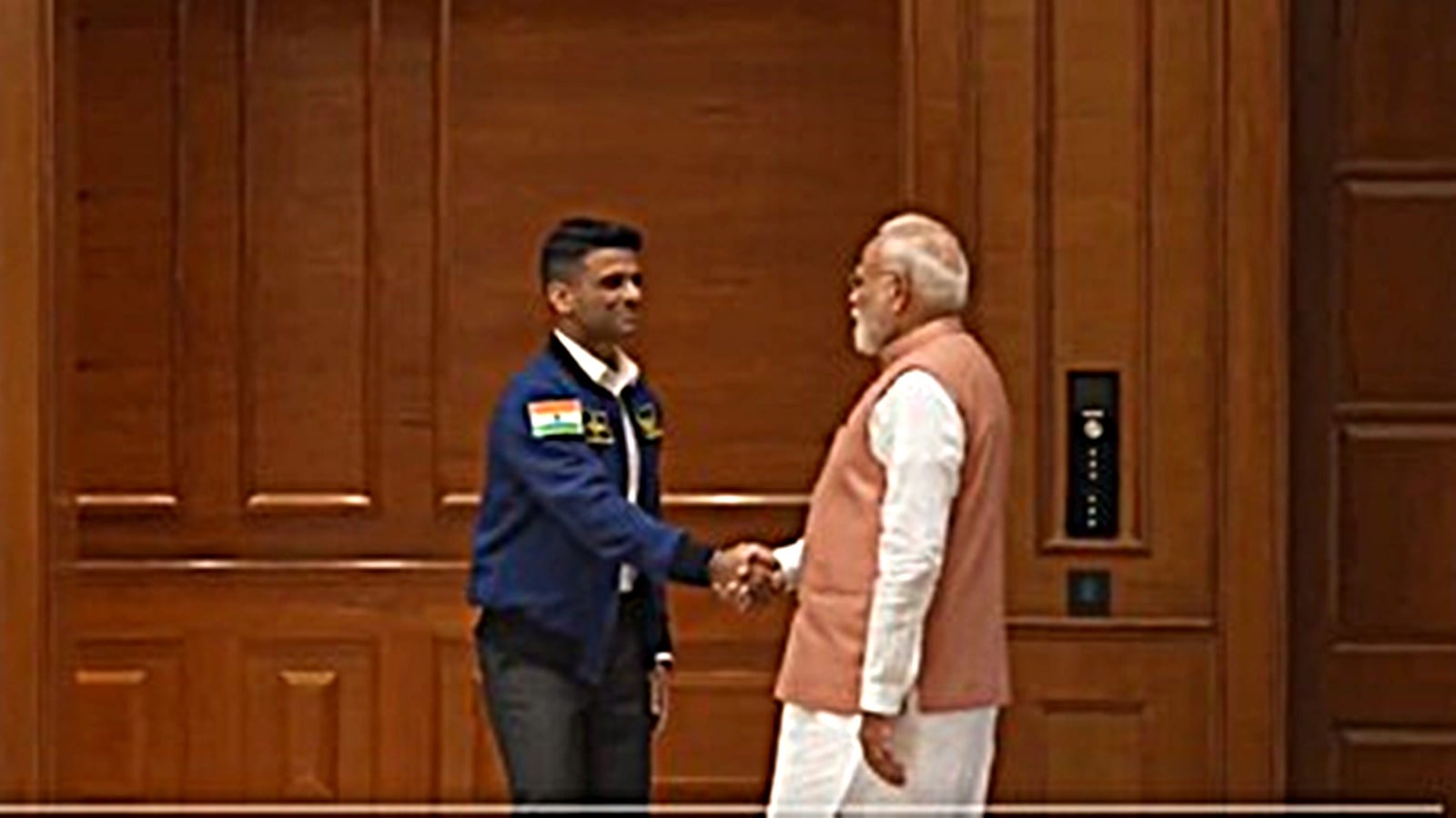 Watch | Astronaut Shubhanshu Shukla meets PM Modi in Delhi