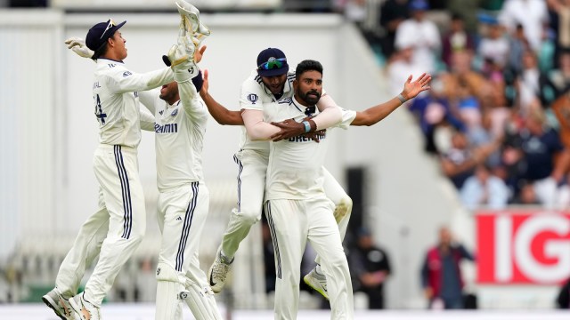 India won despite England needing just 74 to win at one point on Day 4 with as many as seven wickets. (AP Photo)