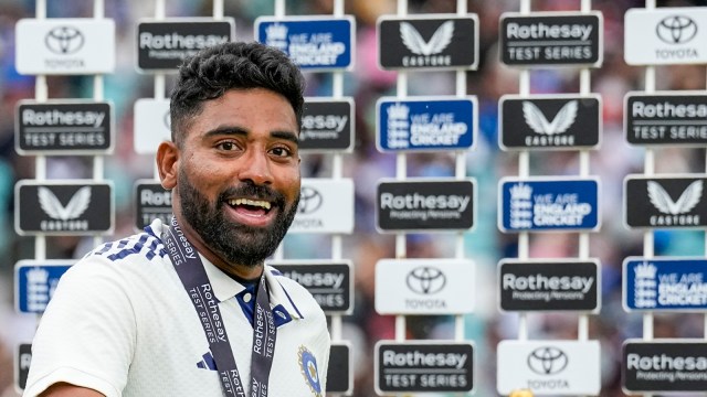 Siraj masterminded an astonishing comeback to power India to a six-run victory at the Oval. (PTI Photo)