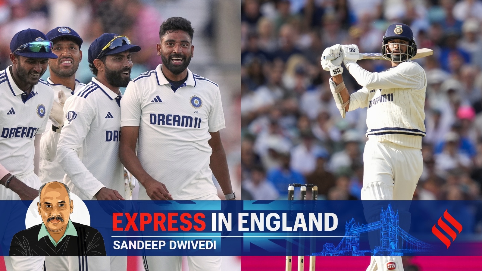 5th Test: Washington Sundar’s towering sixes, Mohammed Siraj’s end-of-day strike set up thrilling finale at the Oval