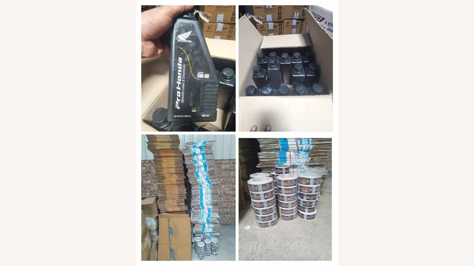 Delhi Police Busted Fake Auto Parts and Oil Racket; 5 Arrested