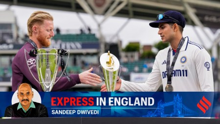 A team official told The Indian Express that while every Indian walked up to Chris Woakes who came to bat with a hand in a brace, admiring him for his courage, several English cricketers asked after how Rishabh Pant had been doing, given his broken toe. (PTI Photo)