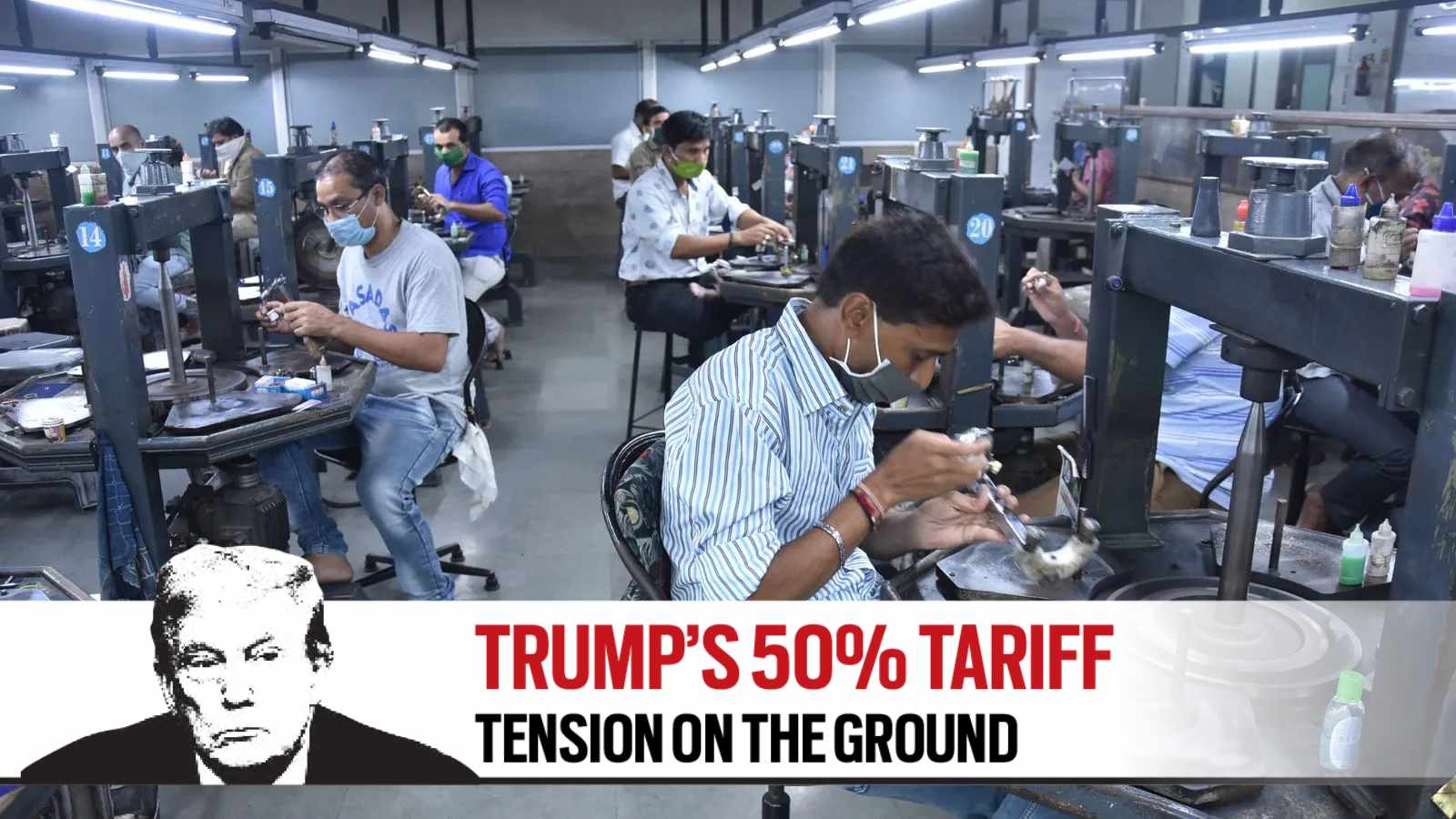 US tariffs threaten Surat's diamond exports, job losses expected.