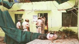 Humayun's Tomb collapse, Delhi heritage site accident, Nizamuddin monument damage, people trapped in debris, Delhi Fire Services rescue, 16th century mausoleum, UNESCO World Heritage site, Delhi tourist attraction, Humayun's Tomb news, Delhi building collapse