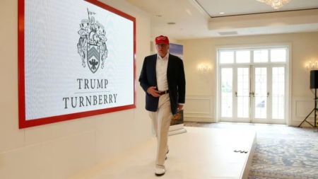 Turnberry, of course, is a Trump-owned hotel and resort on the western coast of Scotland where in late July the US President and his European Commission counterpart, Ursula von der Leyen, announced their bilateral trade agreement.