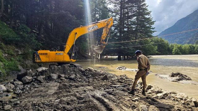 In various villages, subsidence and cracks in houses have surfaced.