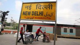 the passengers can book e-wheelchairs on line through IRCTC portal www.irctc.co.in.