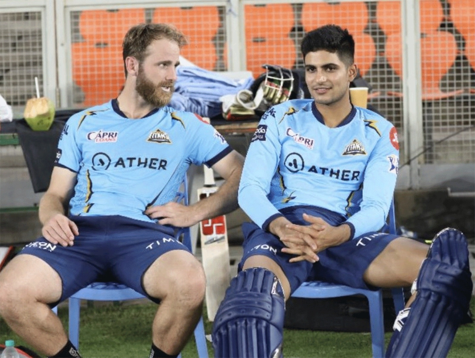 Shubman Gill regularly picked the treasure trove that is Kane Williamson's brain while the pair shared a dressing room in the IPL playing for Gujarat Titans. (Photo credit: Gujarat Titans)