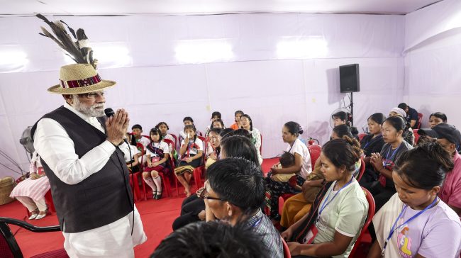 PM Modi in Manipur