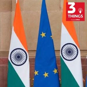 3 things podcast the indian express India EU