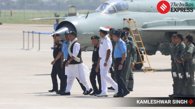 Air Chief Marshal A P Singh piloted the final sortie of the MiG‑21