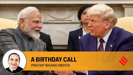 Prime Minister Narendra Modi and US President Donald Trump.