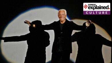 Giorgio Armani receives his share of applause after presenting his Emporio Fall-Winter 2007-2008 men's fashion collection, during the Milan Men's Fashion Week, in Milan, Italy. (AP/PTI)