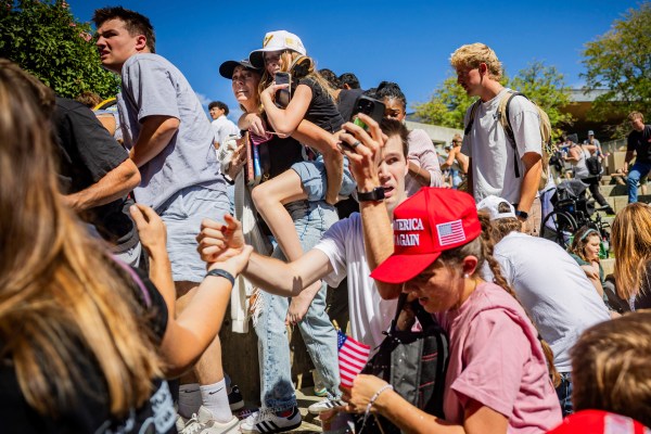 Conservative commentator Charlie Kirk shot