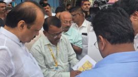 A woman urged Ajit Pawar to adopt former Goa CM Manohar Parrikar's style -- quietly showing up at a spot to review the traffic situation.