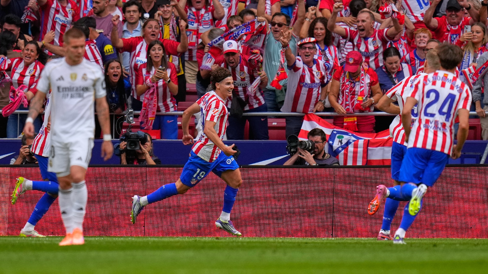 Julian Alvarez scores twice as Atletico beats Real Madrid 5-2 in La Liga derby