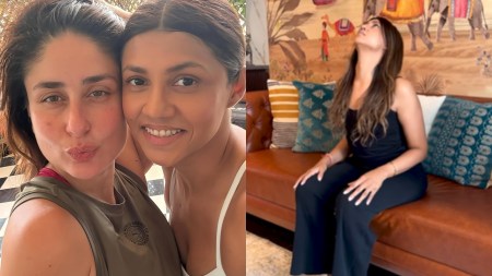 Anshuka Parwani shares couch-friendly stretches to fix slouching