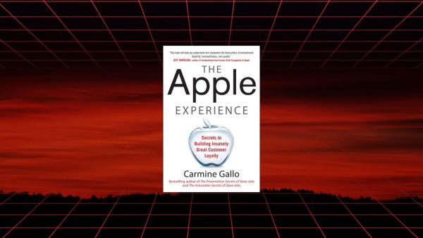 Book cover of Carmine Gallo's The Apple Experience: Secrets to Building Insanely Great Customer Loyalty