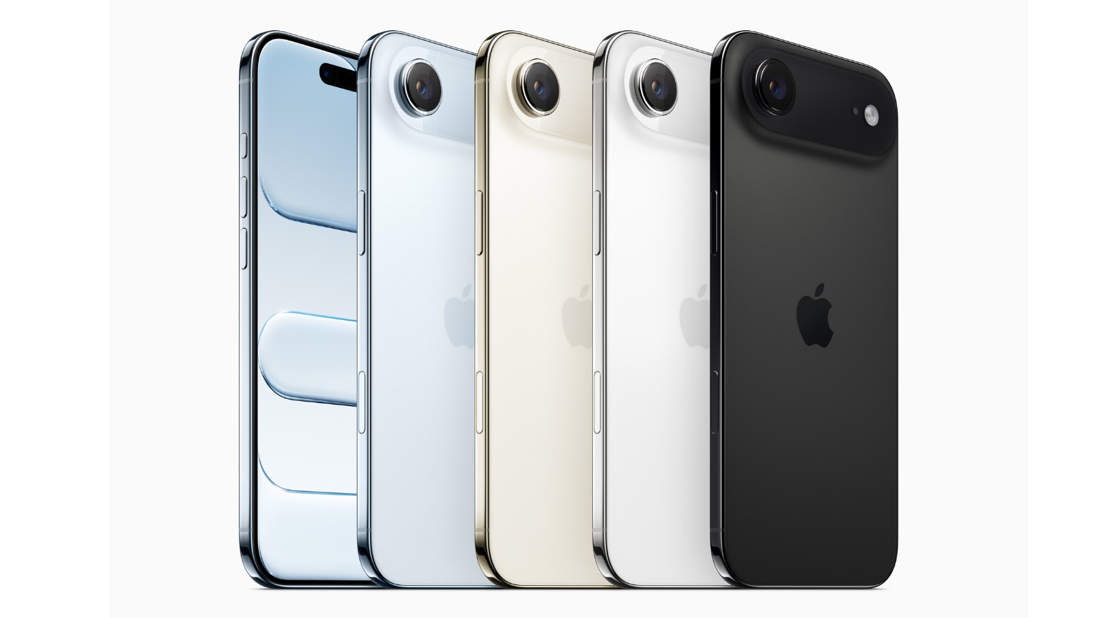 The iPhone Air has a titanium frame.
