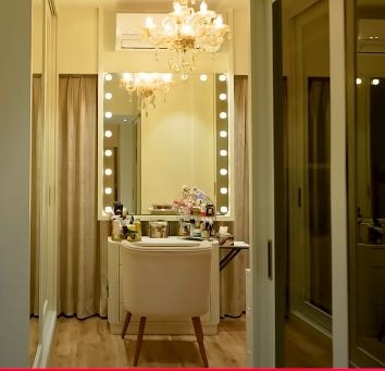 Arjun Bijlani's walk-in closet