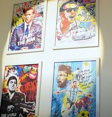 Arjun Bijlani's poster collection,