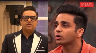 Ashneer Grover and Aarush Bhola get into a fight on Rise and Fall