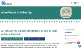 Azim Premji Foundation Scholarship 2025: Eligibility, deadlines, how to apply (Image: Website screengrab)