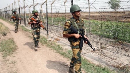 A source in the BSF, who did not want to be named, said the jawans fired non-lethal, pump-action guns after Das declined to obey their order