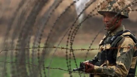 BSF established contact with their Pakistani counterparts and handed over Akram to the Chenab Rangers at a flag meeting along the IB in the R S Pura sector. (File Photo)