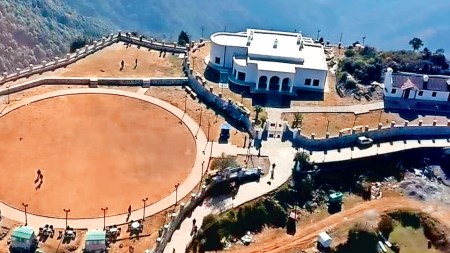 Uttarakhand Assembly, Yashpal Arya, Uttarakhand tourism project, Patanjali Ayurved Ltd, Baba Ramdev, tourism project, Uttarakhand government, Express Investigations, Express Premium, Uttarakhand Tourism Development Board, Balkrishna, Indian express news, current affairs