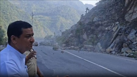 BJP MP Anil Baluni narrowly evades landslide in Uttarakhand