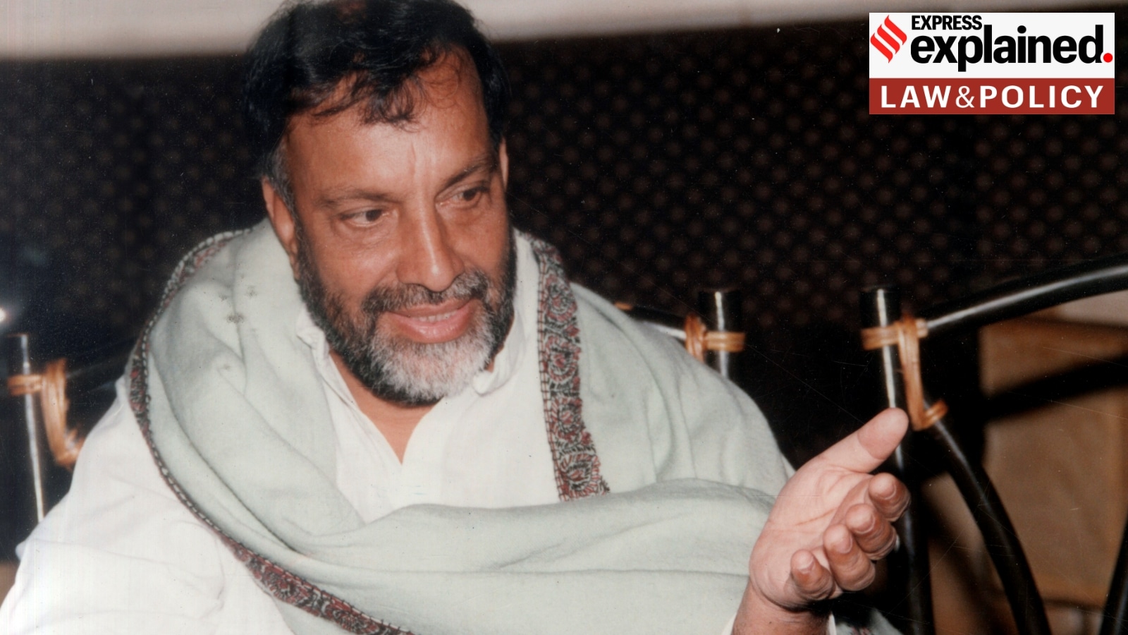 Bhim Singh was the founder of the socialist and secular J&K National Panthers Party. (Express Archive)