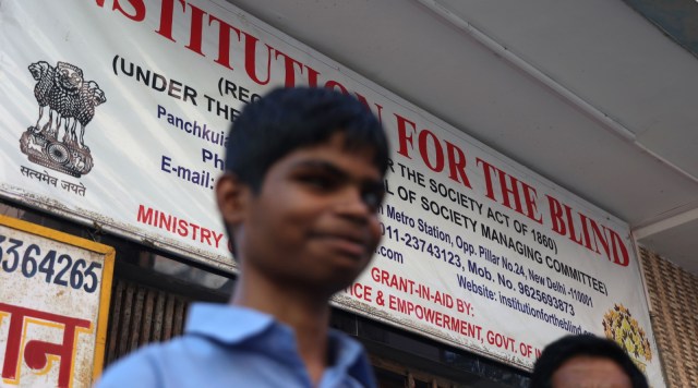delhi Institute for the Blind, Institute for the Blind, Panchkuian Road, delhi news, India news, Indian express, current affairs