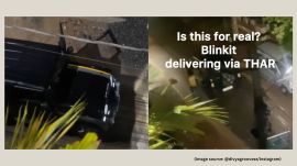 The moment, captured in a now-viral Instagram video by user @divyagroovezz, has amassed up over 390,000 views, and has sparked a wave of reactions