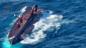Congo as whaleboat sinks