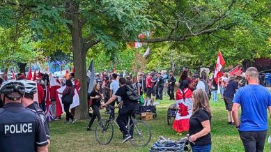 Canada anti immigration rally