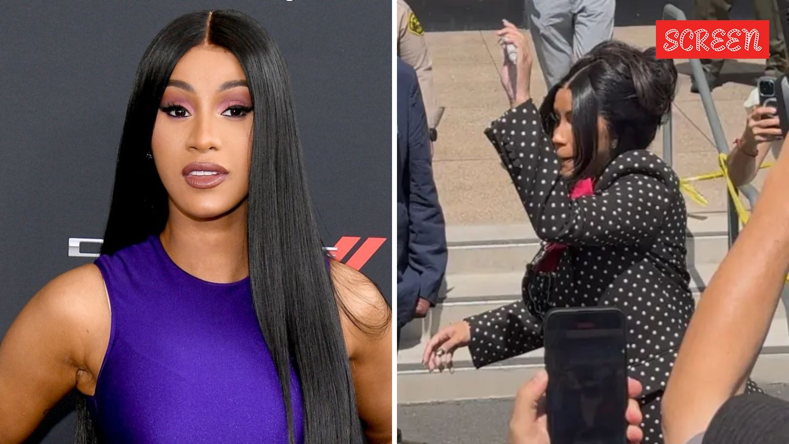 Cardi B Confronts Reporter at Court Over Pregnancy Rumors