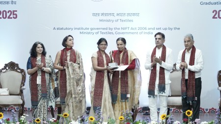 NIFT Gandhinagar convocation, NIFT Gandhinagar, NIFT Gandhinagar Director Sameer Sood, National Institute of Fashion Technology (NIFT), Gandhinagar, Indian express news, current affairs