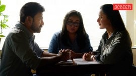 A still from Prithviraj Sukumaran and Kareena Kapoor’s Daayra