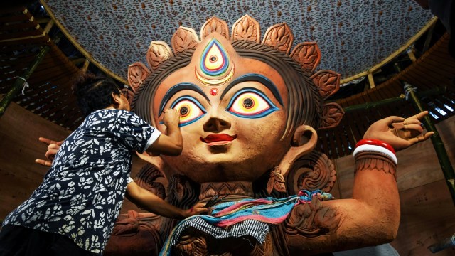 Durga Puja pandals, Durga puja pandal, Kolkata Durga Puja, durga puja celebrations, durga puja, Kolkata news, WEst Bengal news, Indian express, current affairs