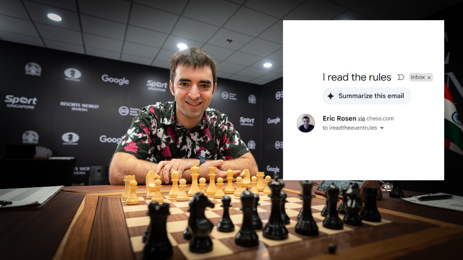 American chess player Eric Rosen wins $1000… just by reading terms and conditions