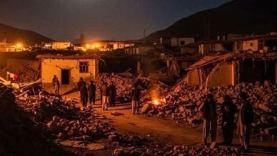 The Afghan public health ministry said casualty figures remain uncertain due to poor mobile coverage in the affected areas. (Photo: @NilofarAyoubi/ X)