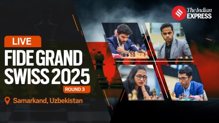 FIDE Grand Swiss 2025: Follow top Indians in action in Round 3 in Samarkand.