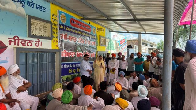 Farmer protest in Punjab