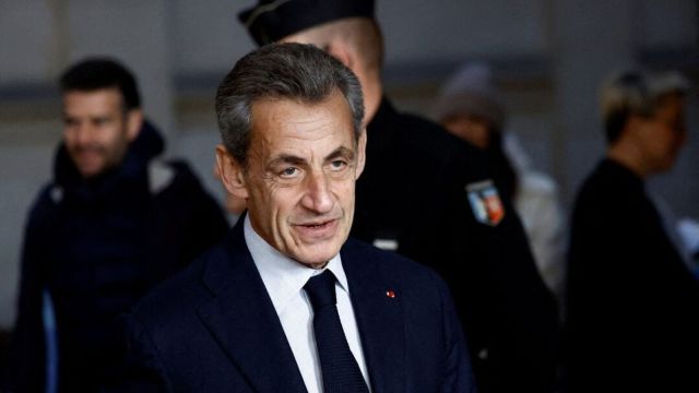 Former French President Nicolas Sarkozy arrives for his appeal trial on charges of corruption and influence peddling, at Paris courthouse, France, December 15, 2022. (REUTERS/Stephane Mahe/File Photo)