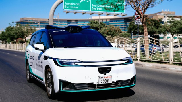 Dubai will have robotaxis on its roads ahead of 2026 launch