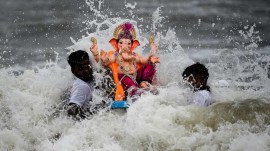 Ganesh Chaturthi, Mumbaikars, idol Immersions in artificial lakes, Immersions in artificial lakes, Ganeshotsav, BMC, Brihanmumbai Municipal Corporation BMC, Mumbai news, Maharashtra news, Indian express, current affairs
