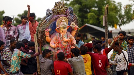 Ganesh idol immersion
