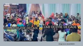 The video gained attention in no time, drawing a flurry of reactions hailing the delivery guys for their camaraderie despite being rivals (Image source: @JeetN25/X)